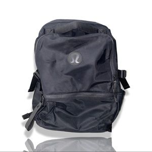 Black Lululemon Athletica gym backpack